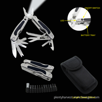 Own Design Highest Top Quality Multi Function Tools with LED Torch (#8129BTF)